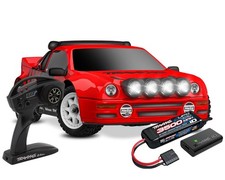 Traxxas Ford RS200 RTR Mini Rally VXL rosso brushless TRX108046-1-ROSSO 