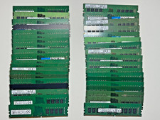 Lot of 38x Mixed 16GB DDR4 2666 Desktop ram Major Brands Samsung, Crucial TESTED