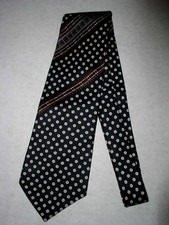 Yves Saint Laurent Necktie Vintage Harris  Frank 4 1/4" NWT 100 Silk