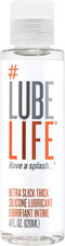 Lubelife Ultra Slick Thick Silicone Lube 4oz Water Resistant for Couples