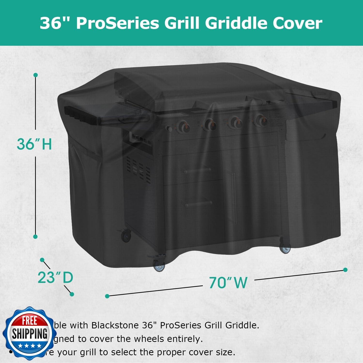 SunPatio Griddle Cover for Blackstone 36" Pro Series Grill Griddl