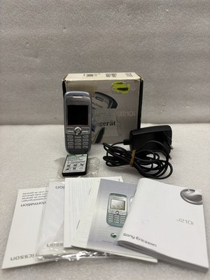 Sony Ericsson J210i Grau Handy Business Vintage Mobile Phone OVP Getestet  