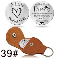 Inspirational Graduation Keychain Pocket Hug Keepsake Token for Son Daughter