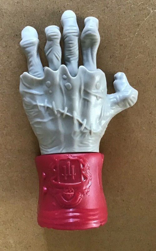 2012 McDonald's Hotel Transylvania Crawling Zombie Hand Toy Loose