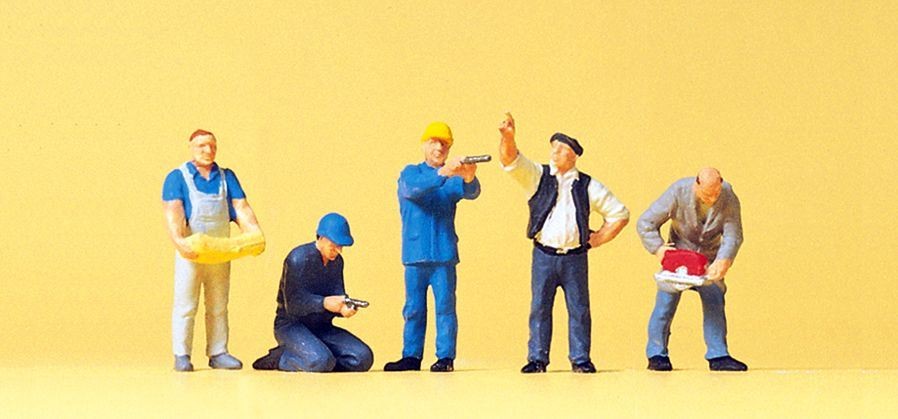 Craftsmen (5) Exclusive Figure Set Preiser 10498