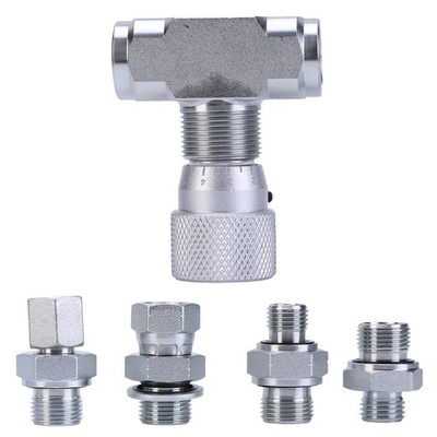 Hydraulic Flow Control Two-way Joint NPT Carbon Steel For Fluids Gases 3/8'' L08