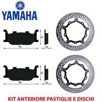 Satz BremsbelÄGe UND Bremsscheiben Vorne Yamaha Majesty 400 YP (Abs) 2007 2011