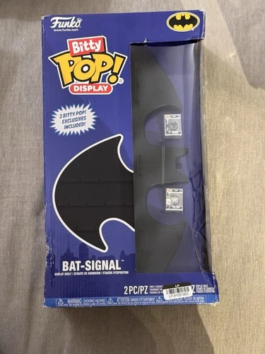 NEW Funko Bitty Pop! Display Bat-Signal with Batman #19 & The Joker #36