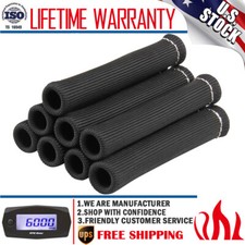 8pcs Spark Plug Heat Protector Insulating Fire Sleeve Spark Plug Wire Protector