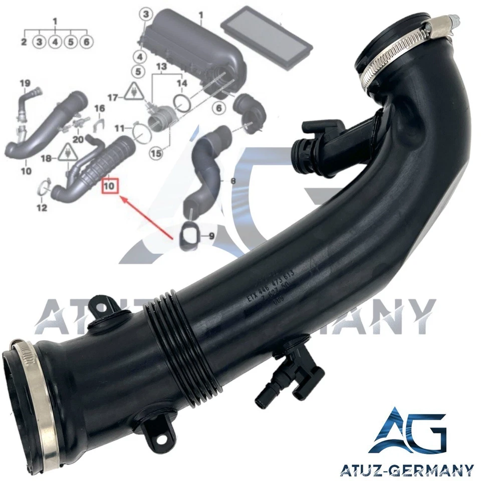 Original AG Ansaugschlauch für MINI Mini Paceman Cooper S 13717627501 - Bild 3 von 4