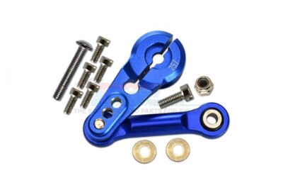 GPM Arrma Aluminum SERVO HORN Kraton Senton Typhon Tailon #mak16025t BLUE