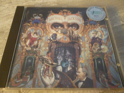 Michael Jackson - Dangerous -  14 Track CD - Original 1991 Sony Sticker Austria