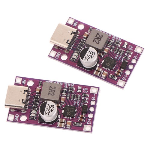 Type-C 2-3S 15W3.7V Lithium Battery Charging Boost Module Support QC Fast Charge - Zdjęcie 12 z 13
