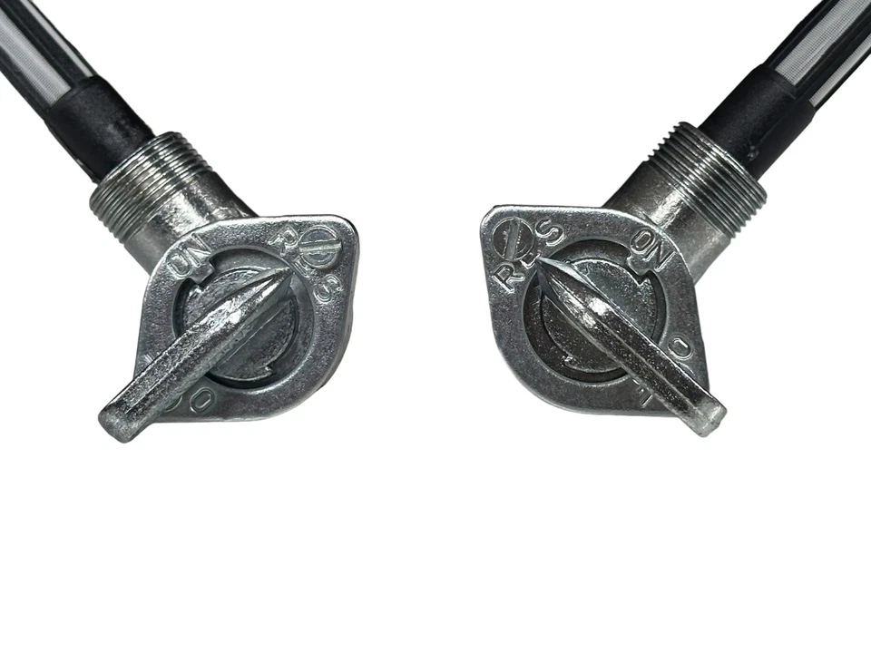 Par de torneira Petcock de combustível para MOTO GUZZI V35 V50 II III V65 TARGA 750 - Imagem 4 de 4