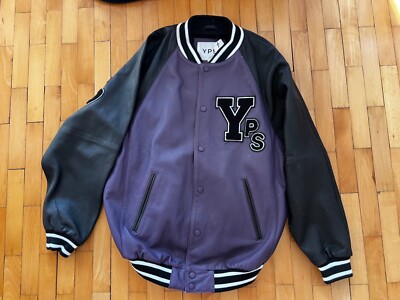 YPS Young Poets Society Terry-patch varsity Leather Jacket | eBay
