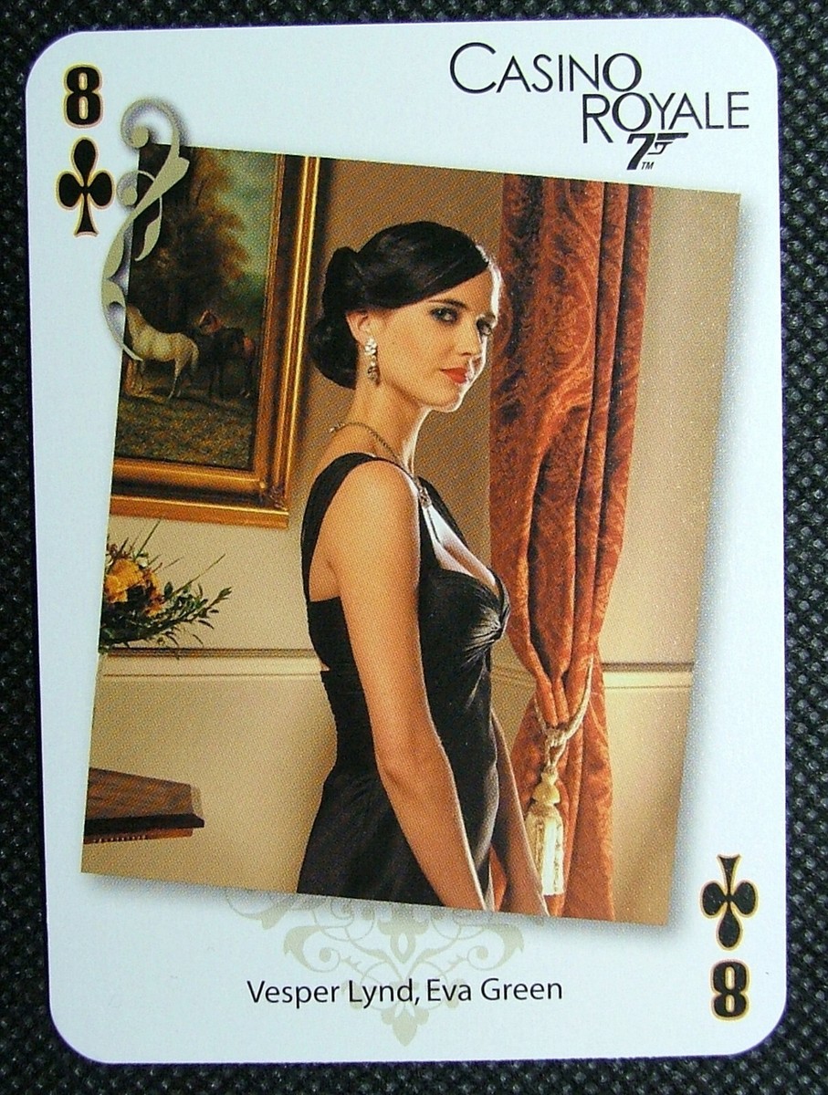 James Bond 007 エヴァ・グリーン 衣装カード 1 x playing card 007 James Bond Casino Royale Vesper Lynd Eva