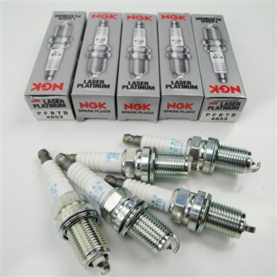 5x NGK Spark Plug 4853 PFR7B For Audi S2 2.2 2.3 ABY 3B 80 100 A6