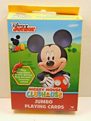 Cardinal Disney Junior Mickey Mouse Club House Jumbo Playing Cards