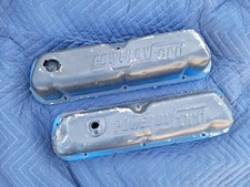 Vintage Power By Ford Valve Covers Blue