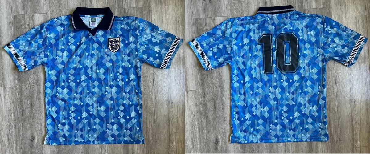 England Third Football Shirt 1990/1992 Jersey Soccer Retro England