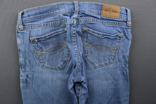 Girl's Abercrombie and Fitch Jeans Maddy Skinny Cute Stretch Size 14 (26x29) - Picture 8 of 9