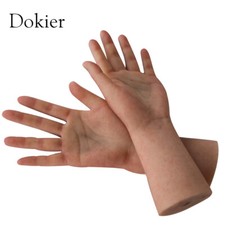 Dokier Silicone Female Hands Model Lifesize Mannequin Display Fake Female Hands
