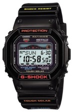 CASIO Men's GWX-5600-1JF G-Shock G-Lide Tough Solar Radio Controlled Watch