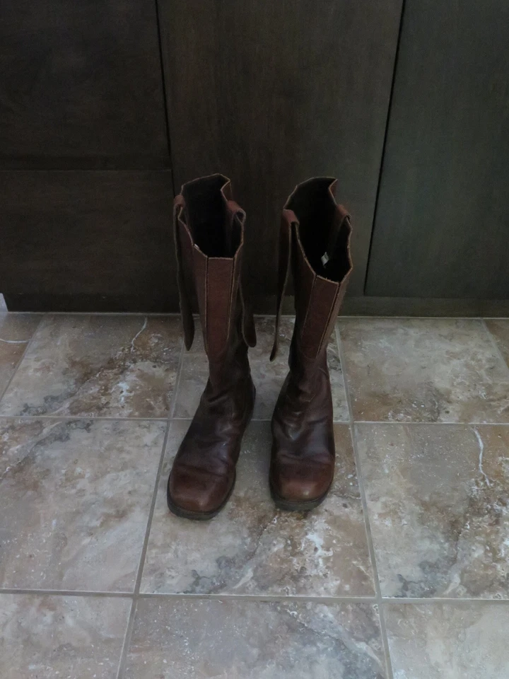 Botas de Colección Durango Mule Ear Shooter Calvary Cuero Marrón Talla 10 1/2 EE Hombres Foto 4 de 4