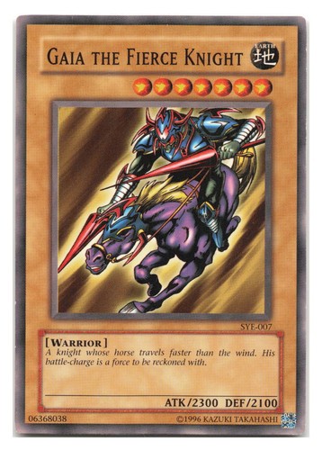 yugioh gaia deck Gaia The Fierce Knight Starter Deck: Yugi SDY-007 Yugioh DMG