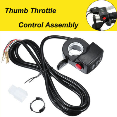 24V/36V/48V Daumengas LED für E-Bike Elektrofahrrad E-Scooter Thumb Throttle