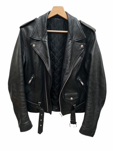Sandro Black Biker Jacket Ramones 100 