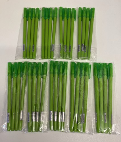 36 x Paperchase Green Pipe Tip Pen Ballpoint Pen Stationary Craft School