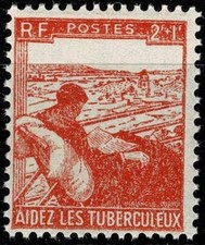 FRANCE 1945 AU PROFIT DES TUBERCULEUX  YT n° 736 Neuf ★★ luxe / MNH