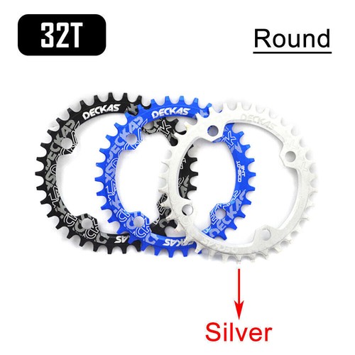 Bike Narrow Wide Round Oval Chainring Chain Ring BCD 104mm 32/34/36/38T DECKAS - Picture 12 of 14