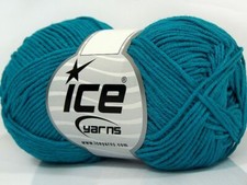 8-Skein Lot Lorena Bamboo Yarn fine summer 8x50g Dark Turquoise
