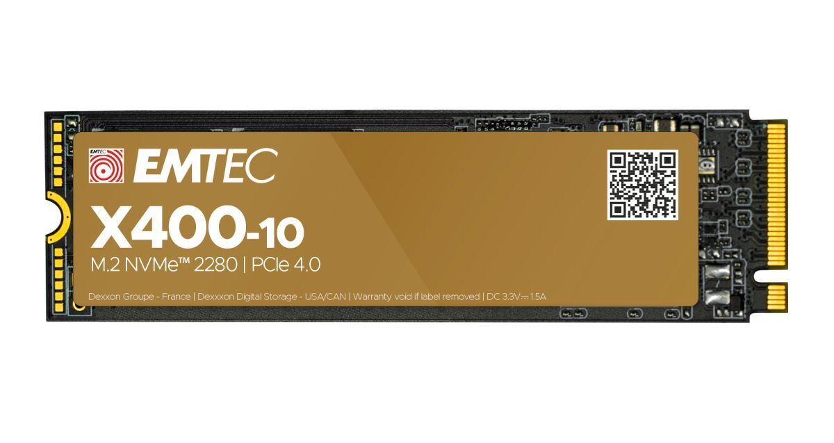 ECSSD4TX410 Emtec X400-10 M.2 4 TB PCI Express 4.0 NVMe