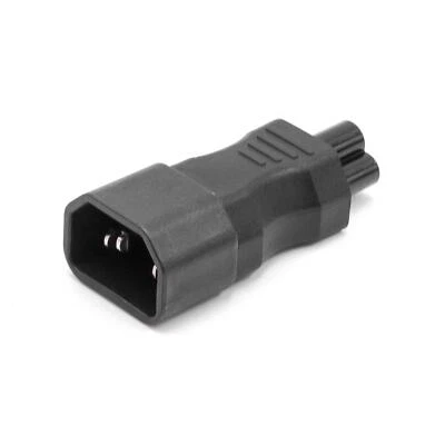 VHBW Adaptateur C14 (mâle) vers C5 (femelle) alimentation IEC 320