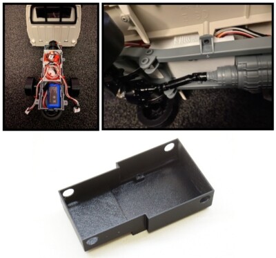 Upgrade Electronics Storage Box for WPL D12 2wd RC Truck