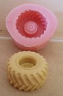 3D TYRE / WHEEL 002 SILICONE MOULD FOR CAKE TOPPERS, CHOCOLATE, CLAY ETC