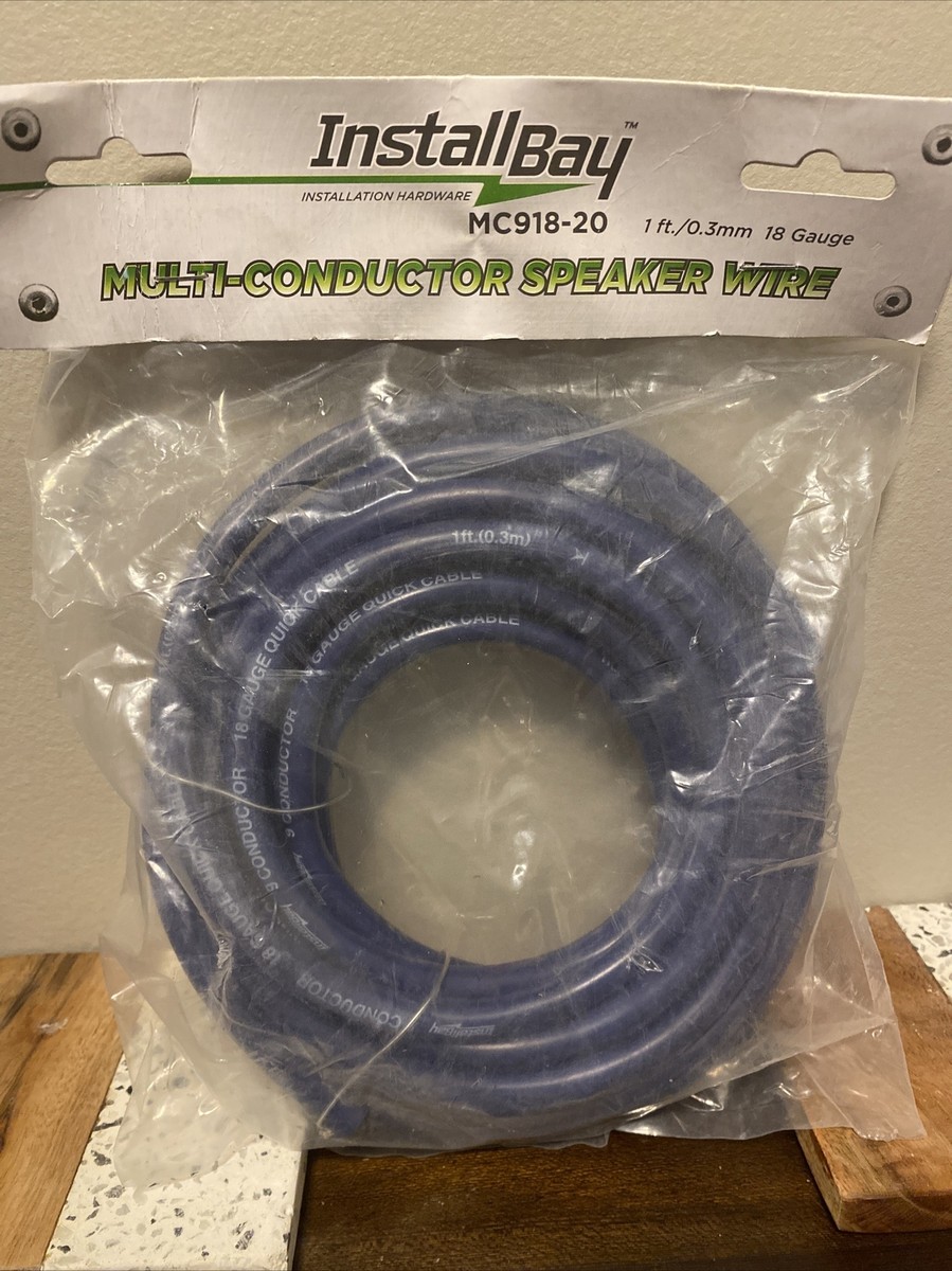 LEIGESAUDIO 20 Feet 9 Conductor Speaker Wire/Cable - 18