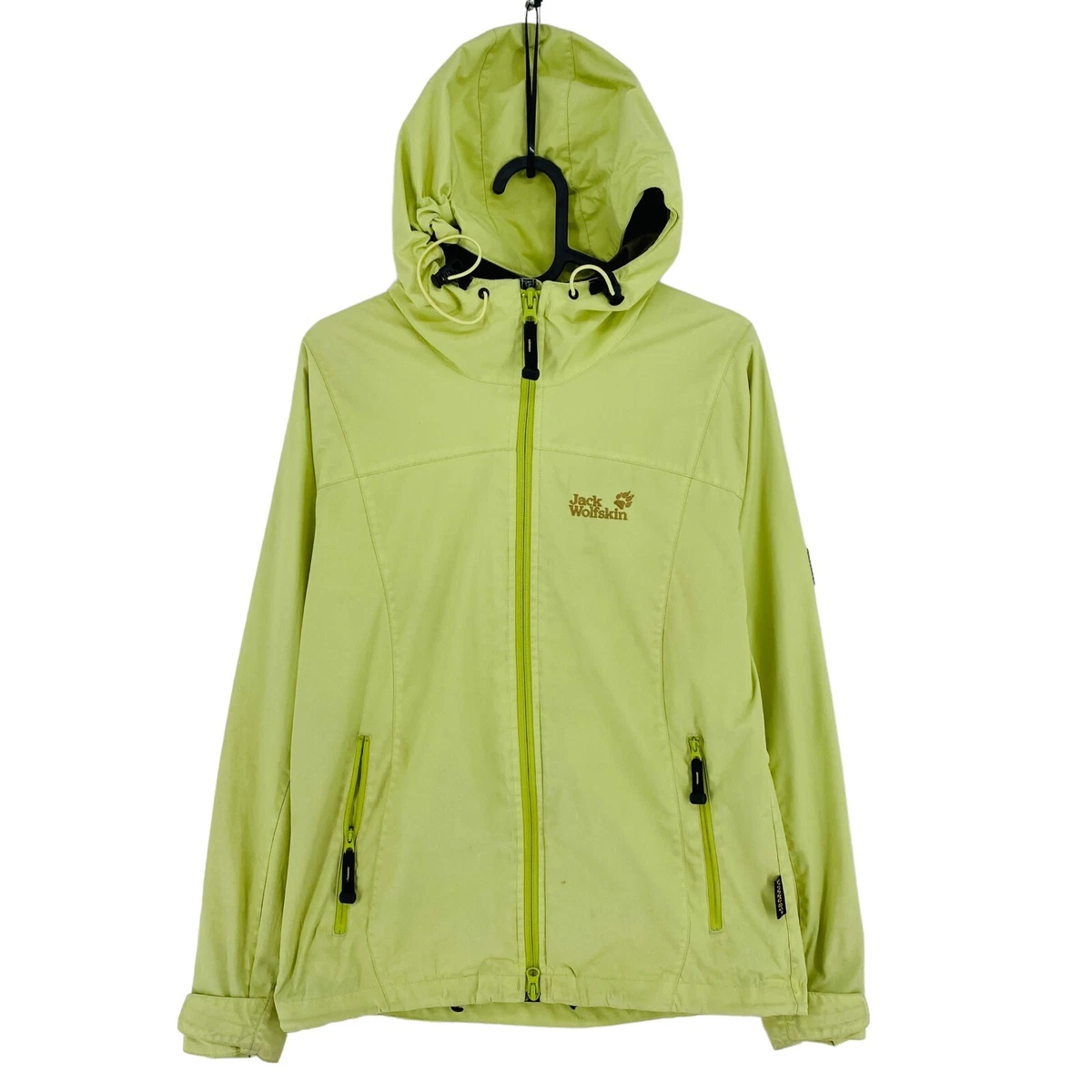 Jack Wolfskin Stormlock Hyproof Green Hooded Jacket Coat Size XS | eBay