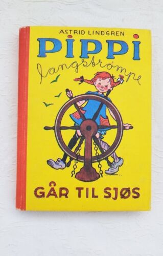 NORWEGIAN Book- Pippi Longstocking går til sjøs - Astrid Lindgren - Picture 1 of 4
