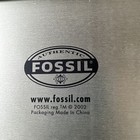 Vintage Fossil  Wallet Tin Ski Fossil in Vermont Box Only Empty 4 1/2 x 3 1/2" — photo 3