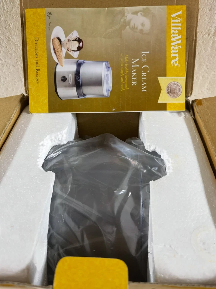 NUEVO cuenco congelador aislado de 2 velocidades para heladera Villaware V5100   Foto 2 de 2