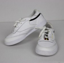 Reebok Classic Club C Kids Size 10 White Shoes