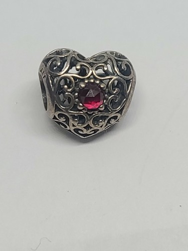Vintage Pandora Heart Sterling Silver 
