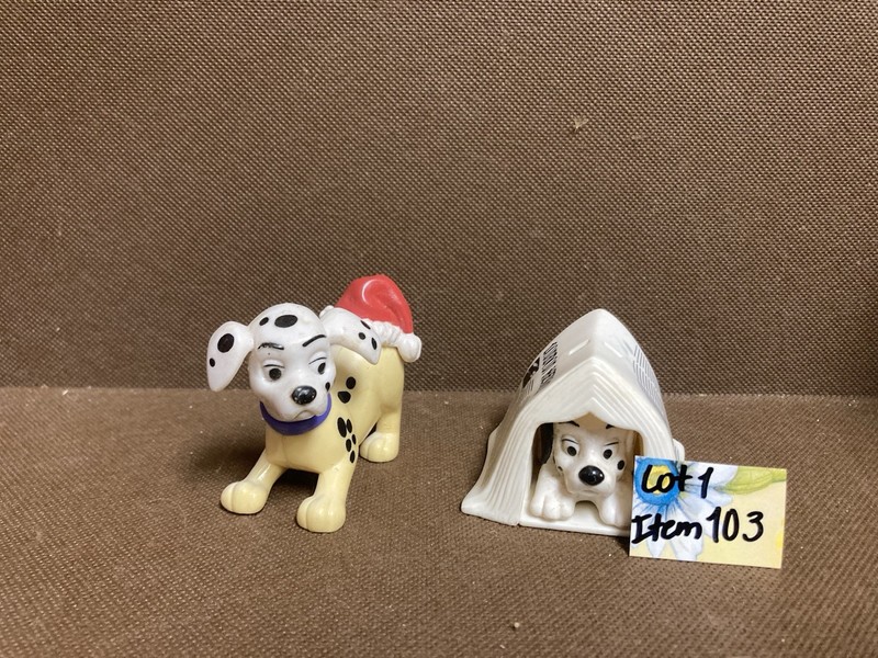 Vtg McDonald's Happy Meal Disney  101 Dalmatians 1996 Figures Lot 2 Xmas. News