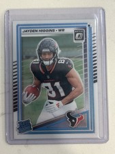 2025 Panini Donruss Optic - Rated Rookie Jayden Higgins #225 (RC) Texans
