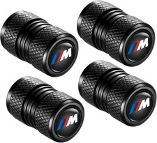 4pcs Tire Valve Stem Caps For Compatible Bmw M Series Black Universal Air Covers 4pcs Tire Valve Stem Caps For Compatible Bmw M Series Black Universal Air Covers