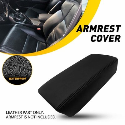Black Center Console Leather Armrest Cover Pad Trim For 2009-2014 Acura TSX EAW